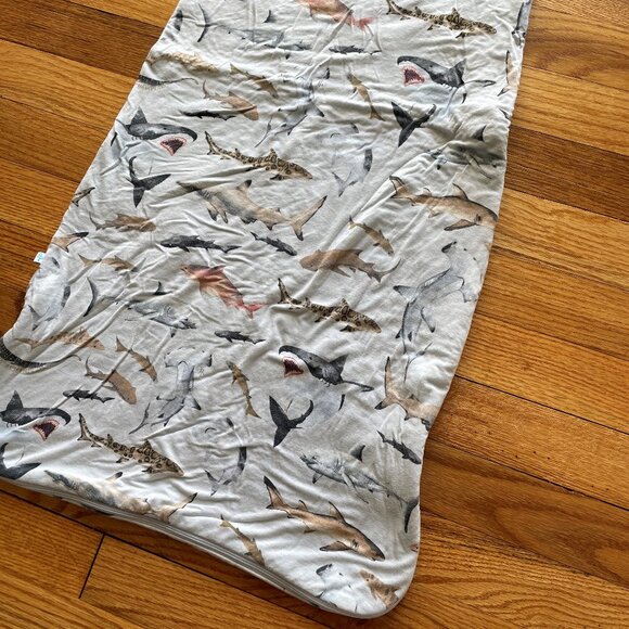 Posh Peanut Shark Sleeveless Sleep Bag Size 6-18 Month - Picture 3 of 11